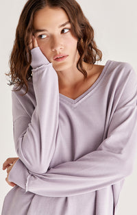 Z Supply Lavender Ash V-Neck  Weekender