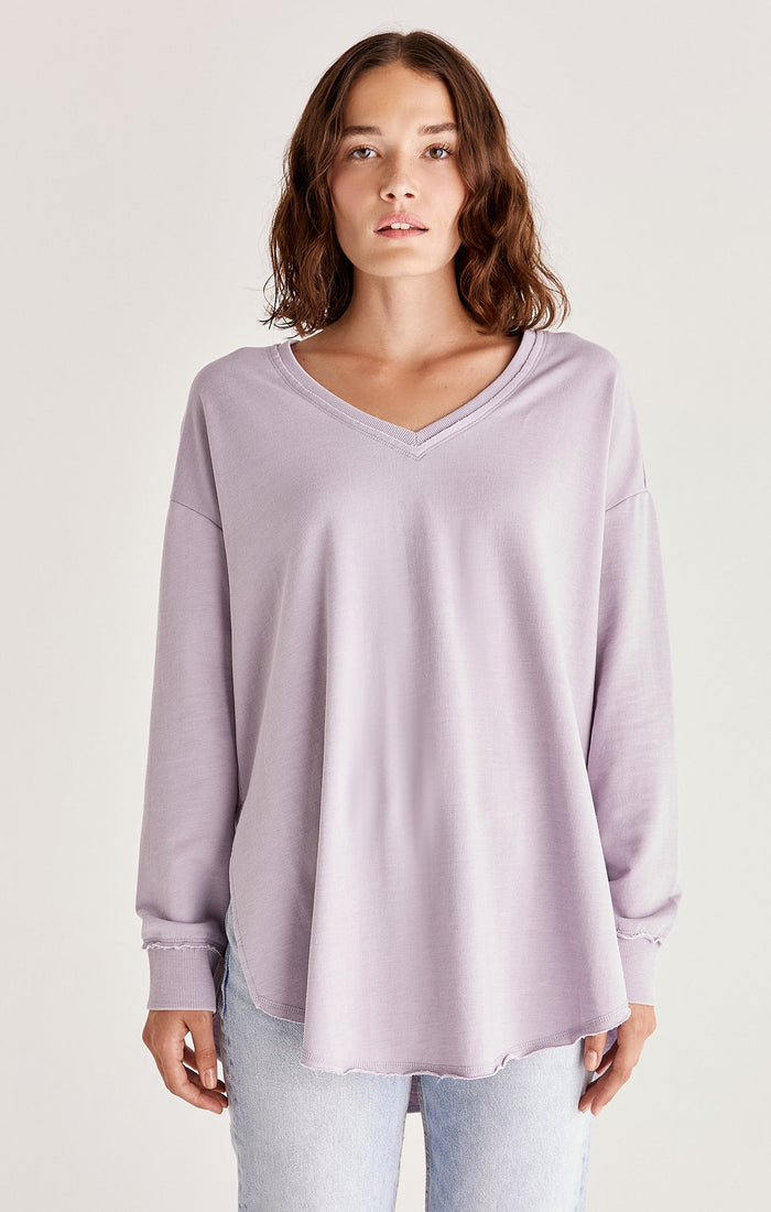 Z Supply Lavender Ash V-Neck  Weekender