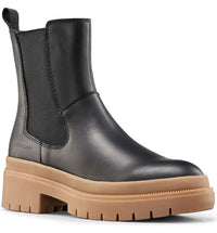 Waterproof Chelsea Swinton Boot | Black/Gum