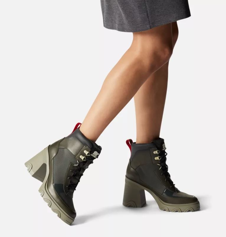 Heeled shop waterproof boots