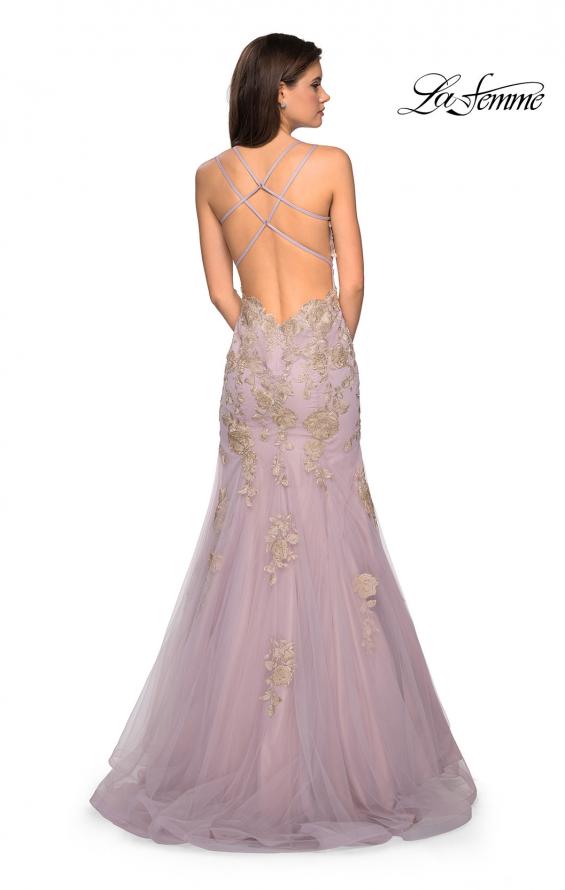 La Femme Prom Dress Mermaid