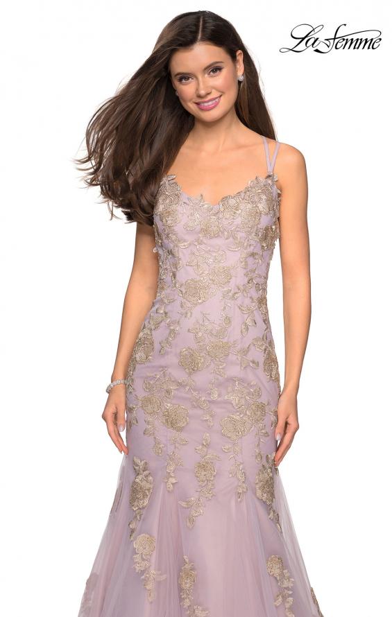 La Femme Prom Dress Mermaid