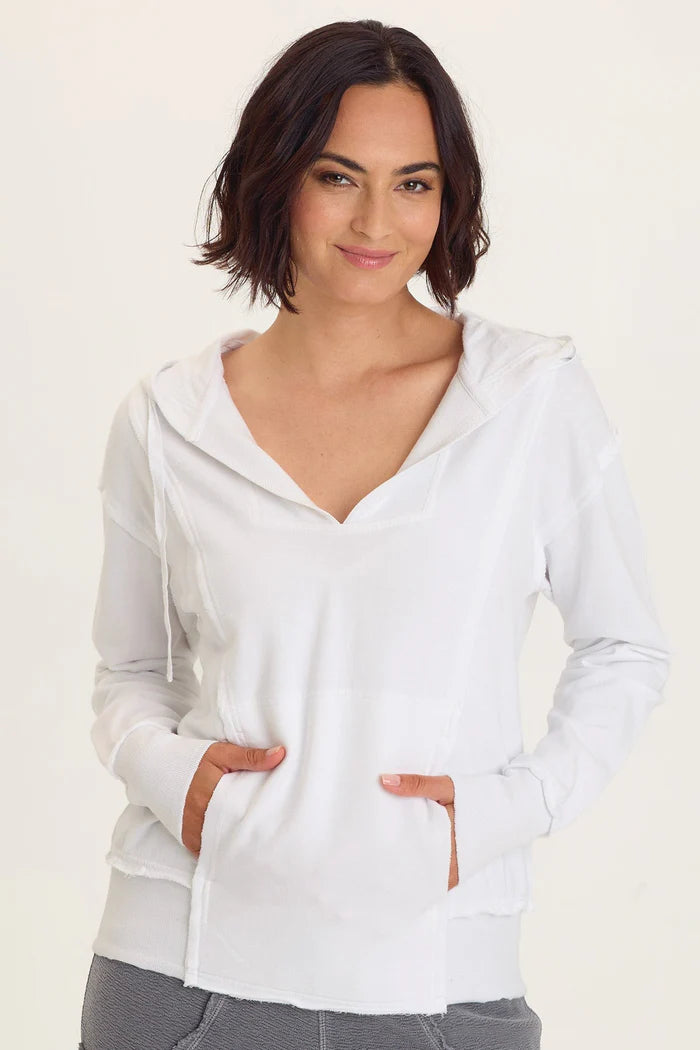 Rosalyn Hoodie | Lunaria, White