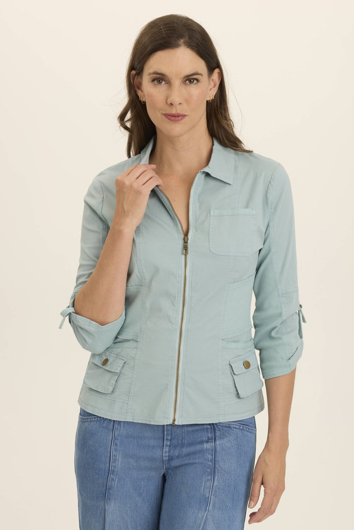 Wexel Jacket | Ocean Front, White