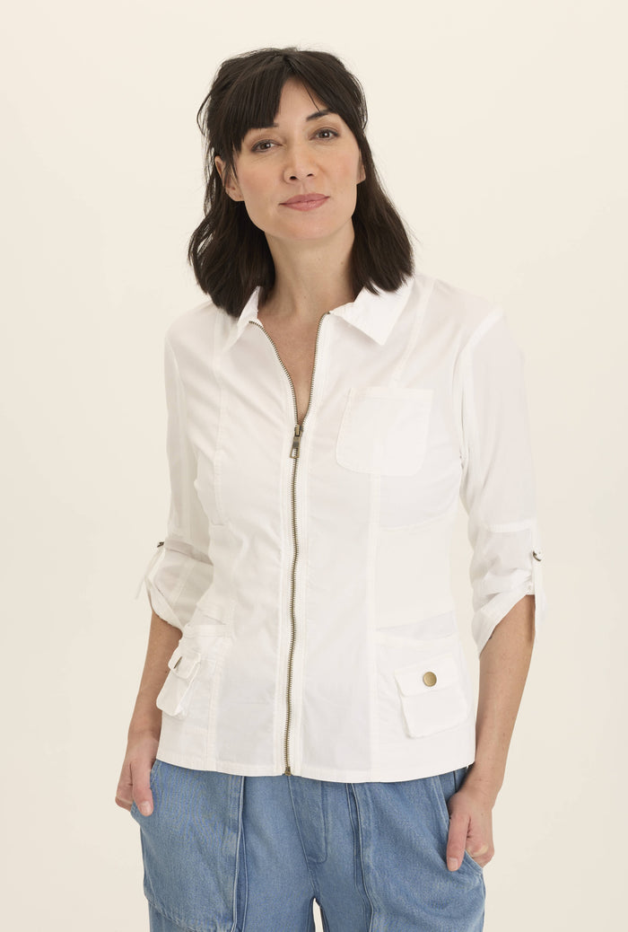 Wexel Jacket | Ocean Front, White