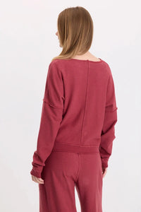 Cirilla Long Sleeve Top | Vining Ivy, Hibiscus