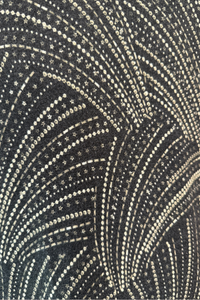 Long Sleeve Knit Swing Jacket | Black/Taupe