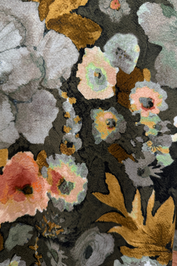 Printed Mia Skirt | Taupe Floral