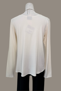 Long Sleeve Katie Top | Creme