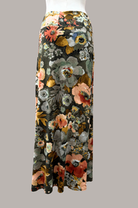 Printed Mia Skirt | Taupe Floral