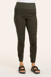 High Waisted Penny Legging | Olive