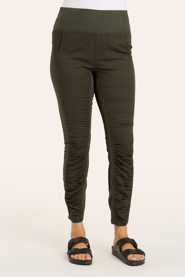 High Waisted Penny Legging | Olive
