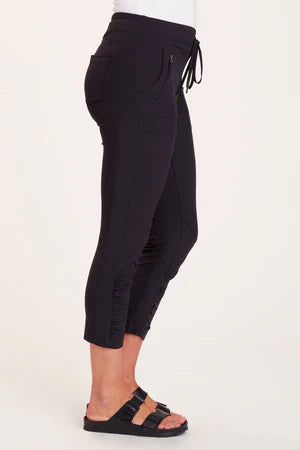Aksana Legging | Black, Caspian, Charcoal