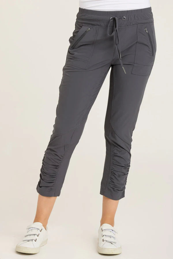 Aksana Legging | Black, Caspian, Charcoal