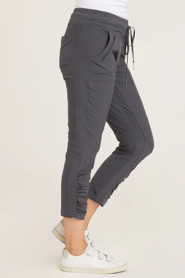 Aksana Legging | Black, Caspian, Charcoal