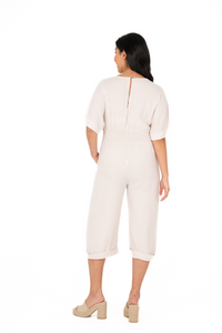 Woven Jumpsuit | Coconut