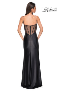 La Femme 32640 Liquid Jersey Bone Back Gown