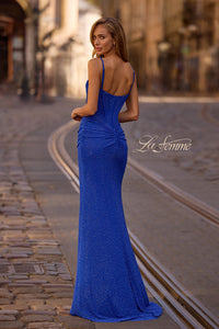 LaFemme 32753 Hot Stone Jersey Corset Gown