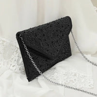 Studded Envelope Clutch Bag | Black, Gold, Silver