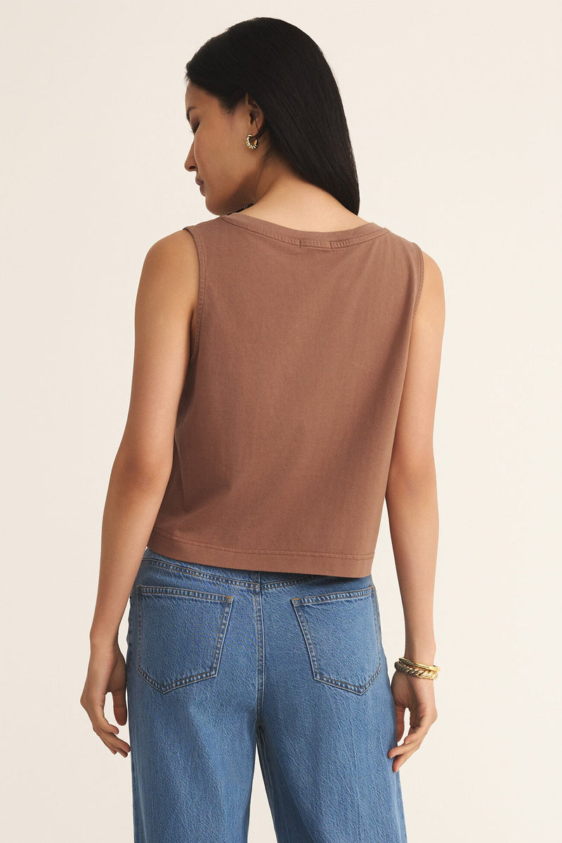 Sloane V-Neck Top | Teakwood