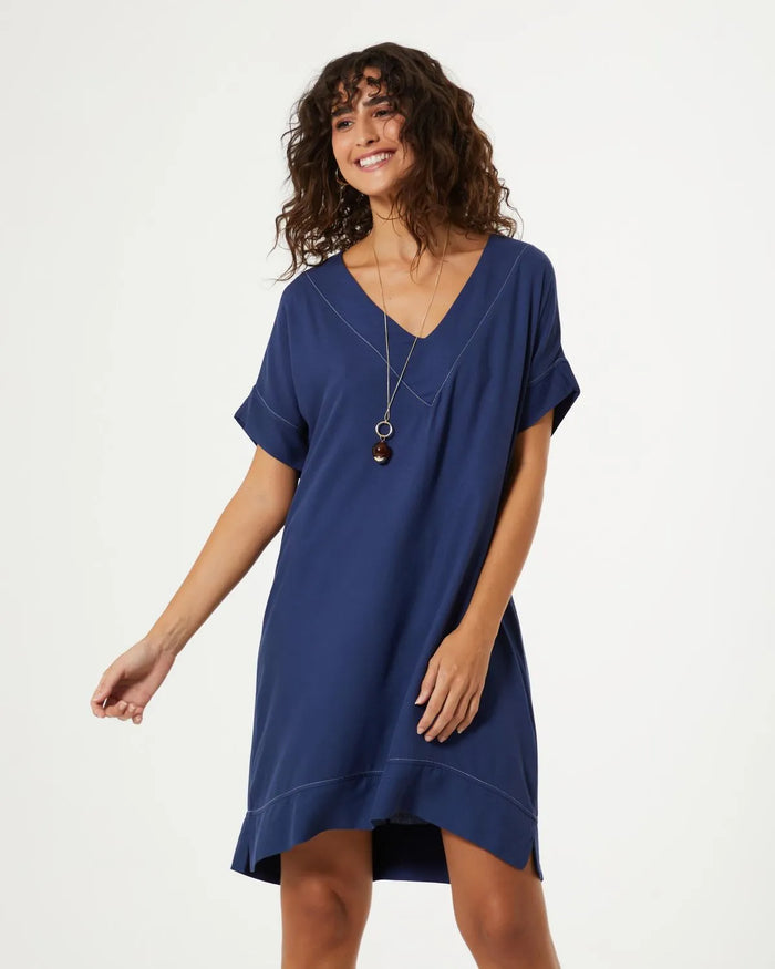Zinzane Short VNK Dress | Azul