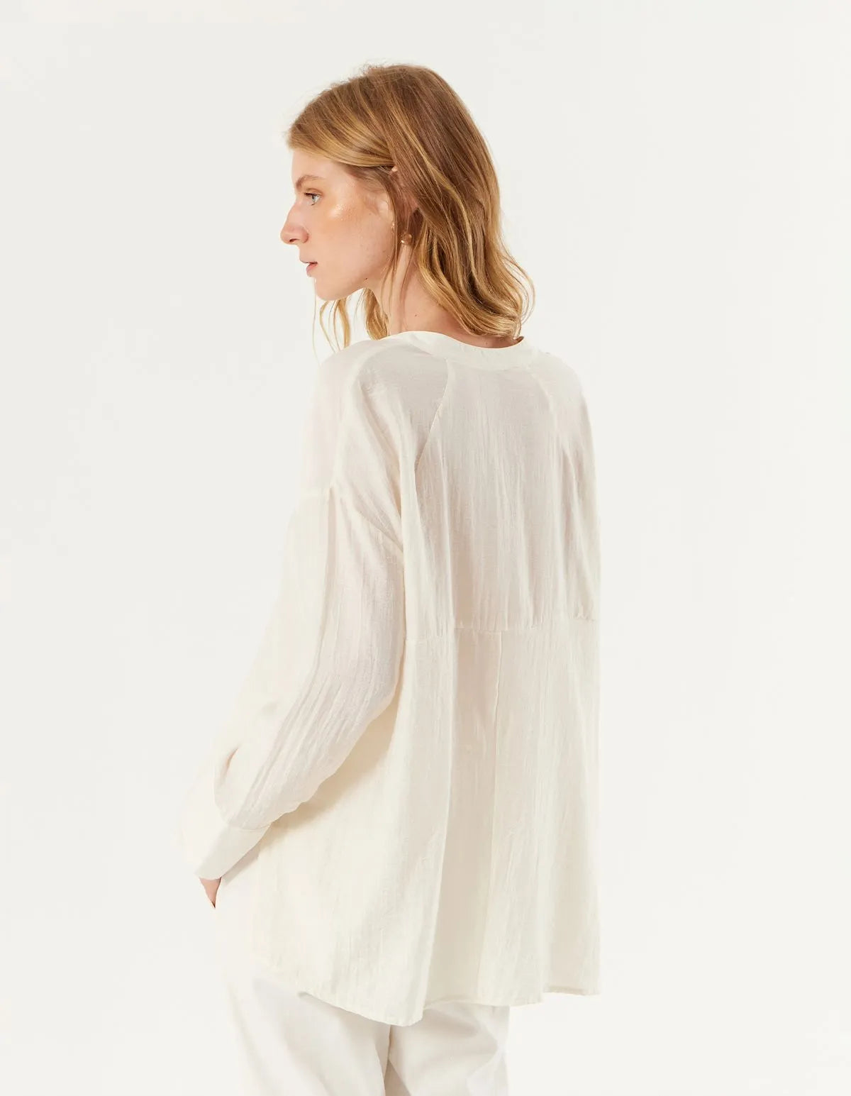 Loose Button Down Shirt | Off White