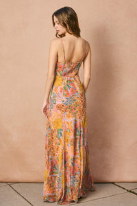 Paisley Frilly Hem Maxi Dress | Summer Garden