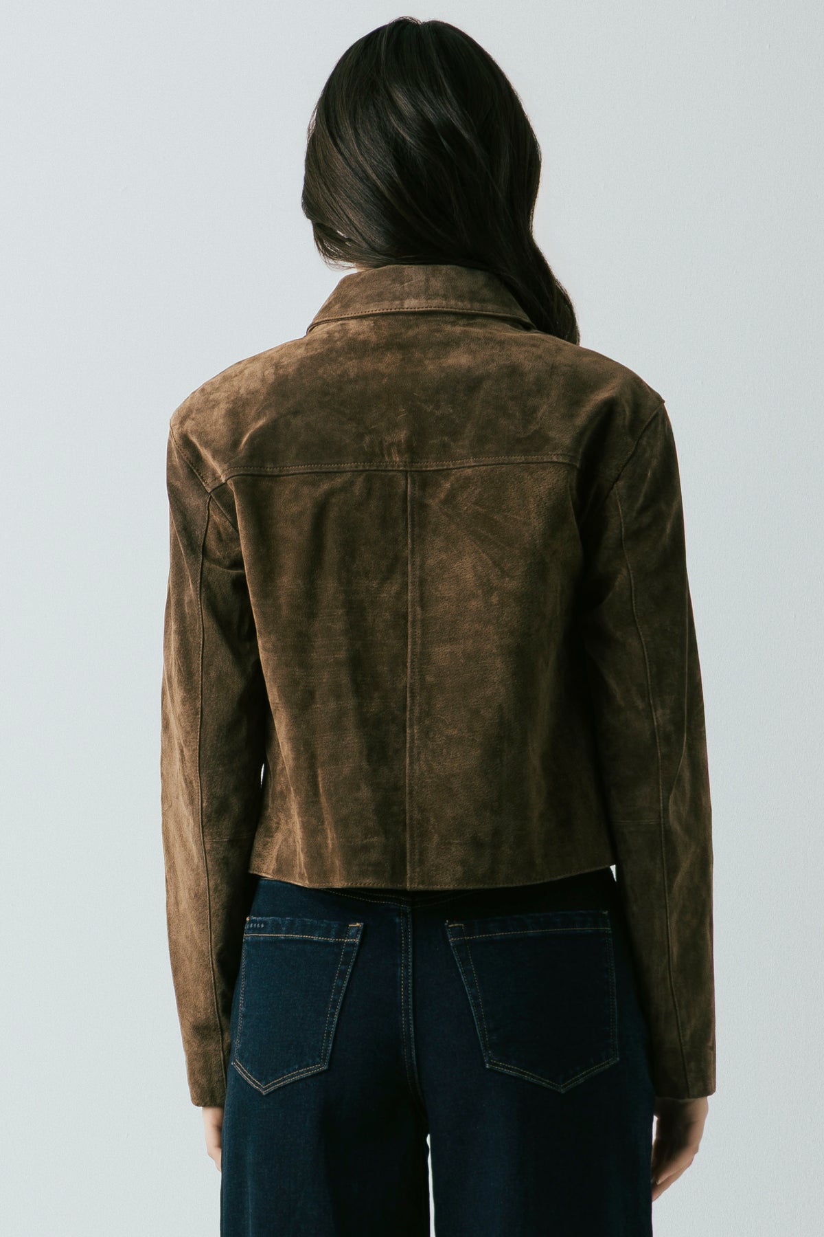 Suede Jacket | Brown