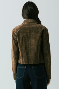 Suede Jacket | Brown