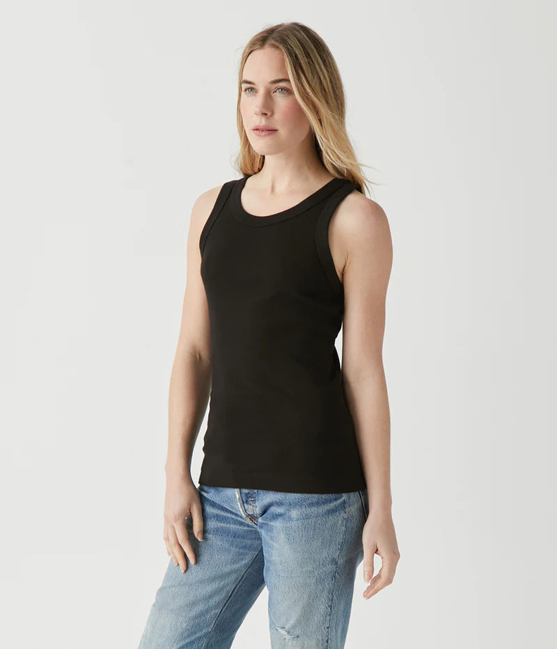 Short Sleeve Cut Out Top | Black | White