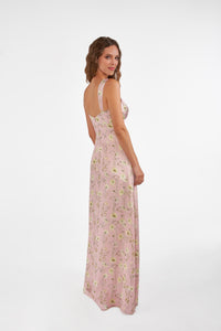 B2 B283020 Sweetheart Satin Floral Dress