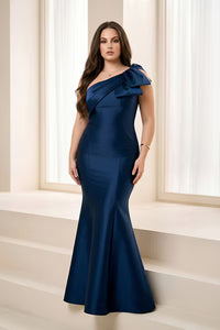 Cameron Blake CB776 One Shoulder Mikado Gown