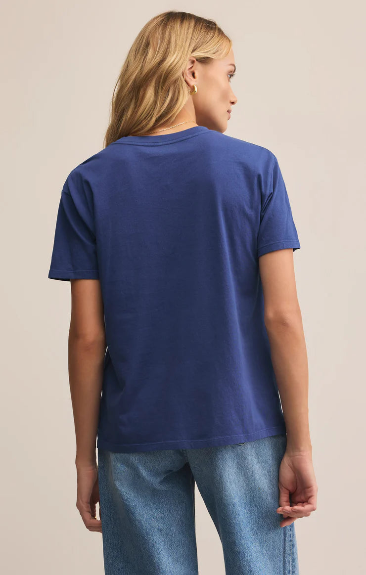 All-American Boyfriend Tee | Yacht Blue