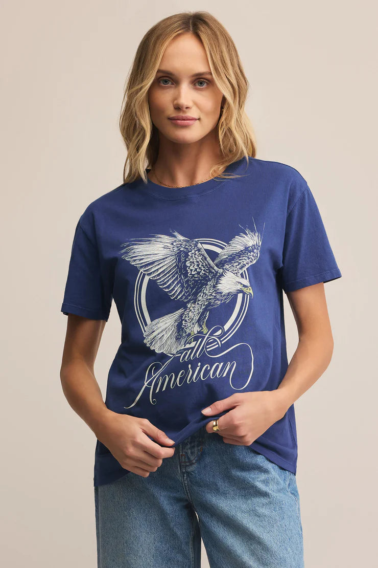 All-American Boyfriend Tee | Yacht Blue