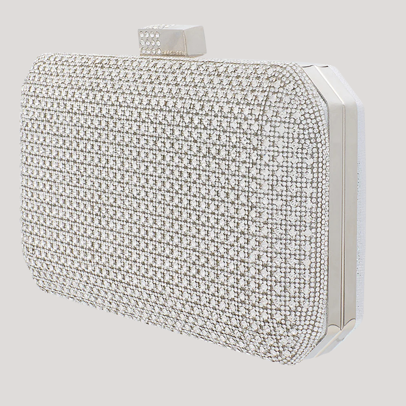 HB-J125 Shimmer Handbag | Black, Nude, Silver