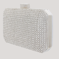 HB-J125 Shimmer Handbag | Black, Nude, Silver