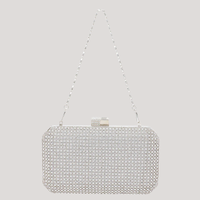 HB-J125 Shimmer Handbag | Black, Nude, Silver