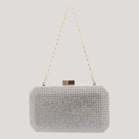 HB-J125 Shimmer Handbag | Black, Nude, Silver