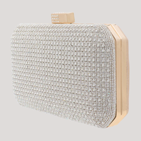 HB-J125 Shimmer Handbag | Black, Nude, Silver