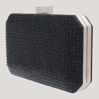 HB-J125 Shimmer Handbag | Black, Nude, Silver