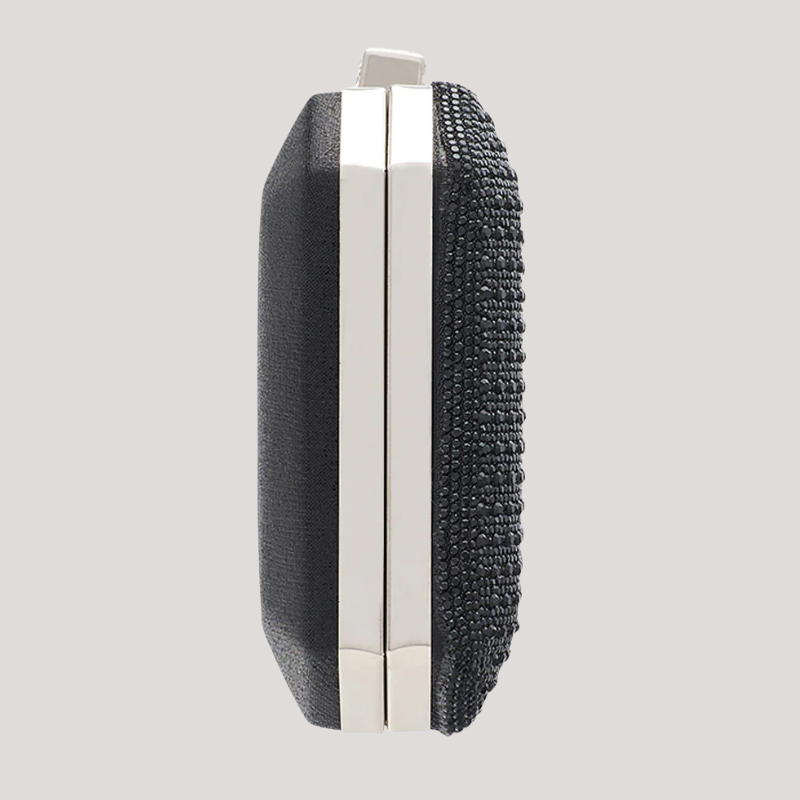 HB-J125 Shimmer Handbag | Black, Nude, Silver