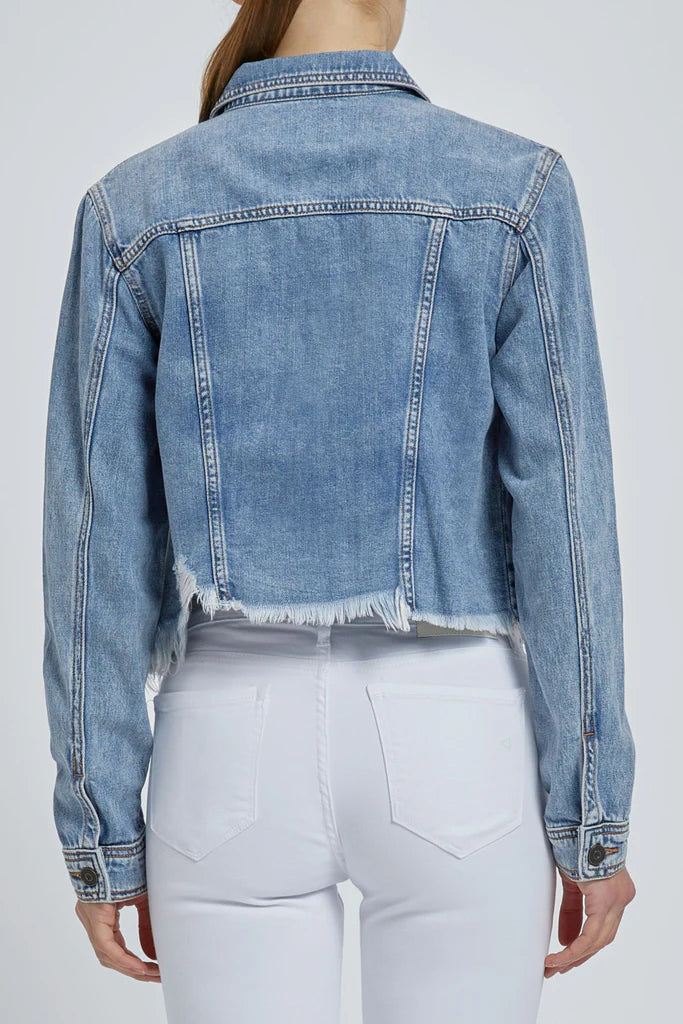 Hidden Jeans Fitted Jacket | Medium Blue FITTED JACKET