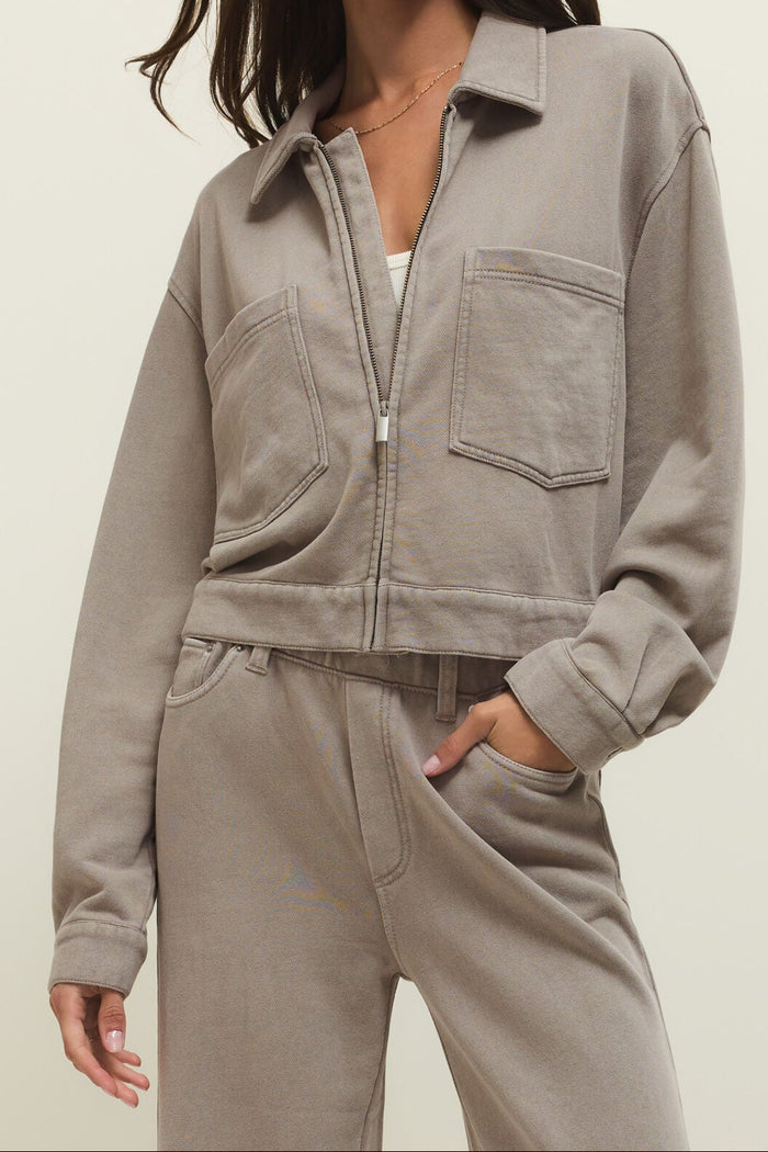 Heritage Knit Jacket | Oyster