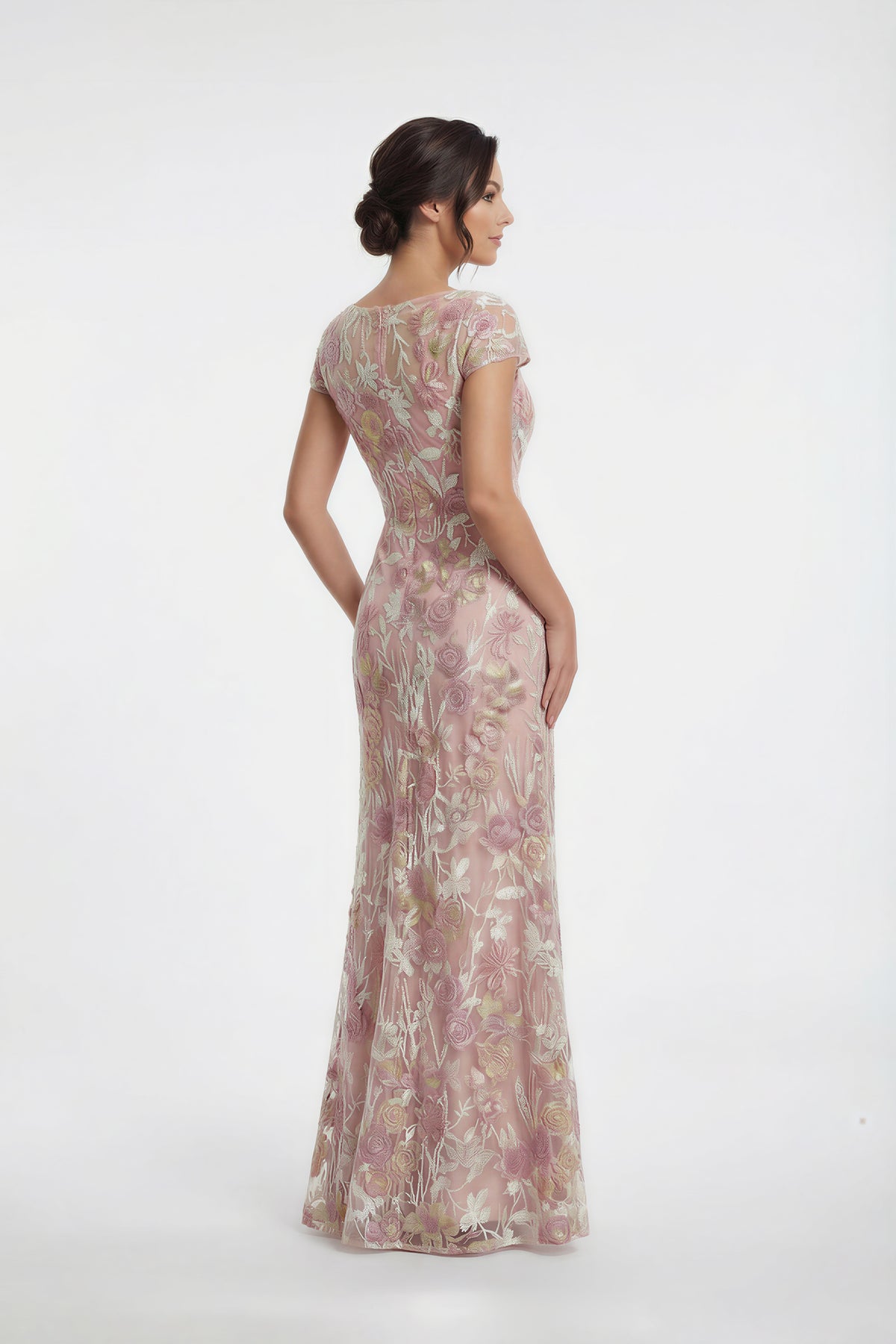 Jade Couture K288074 Sequin Burnout Gown
