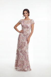 Jade Couture K288074 Sequin Burnout Gown