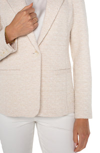 Fitted Blazer | Bone Boucle