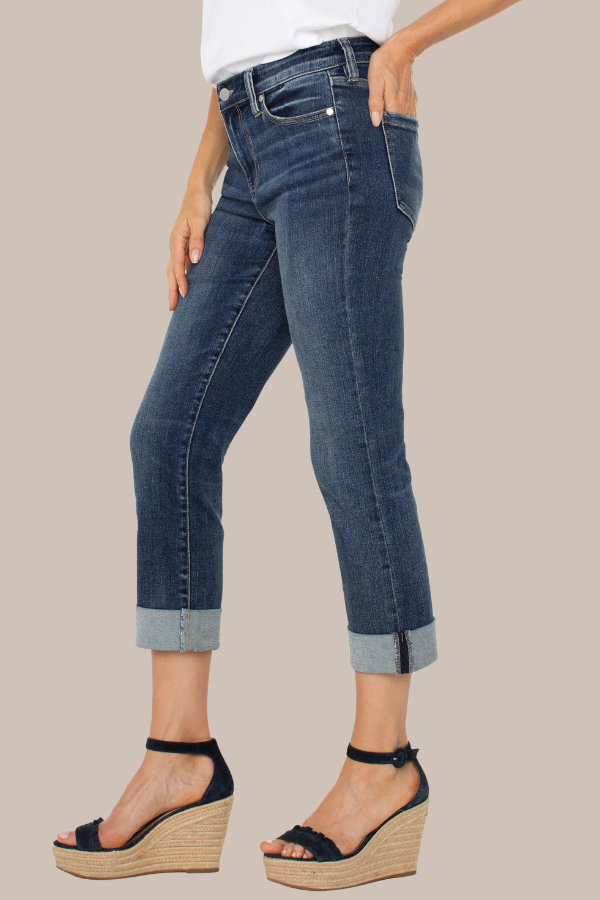 Charlie Crop Cuff Jean 24" Inseam | Wells