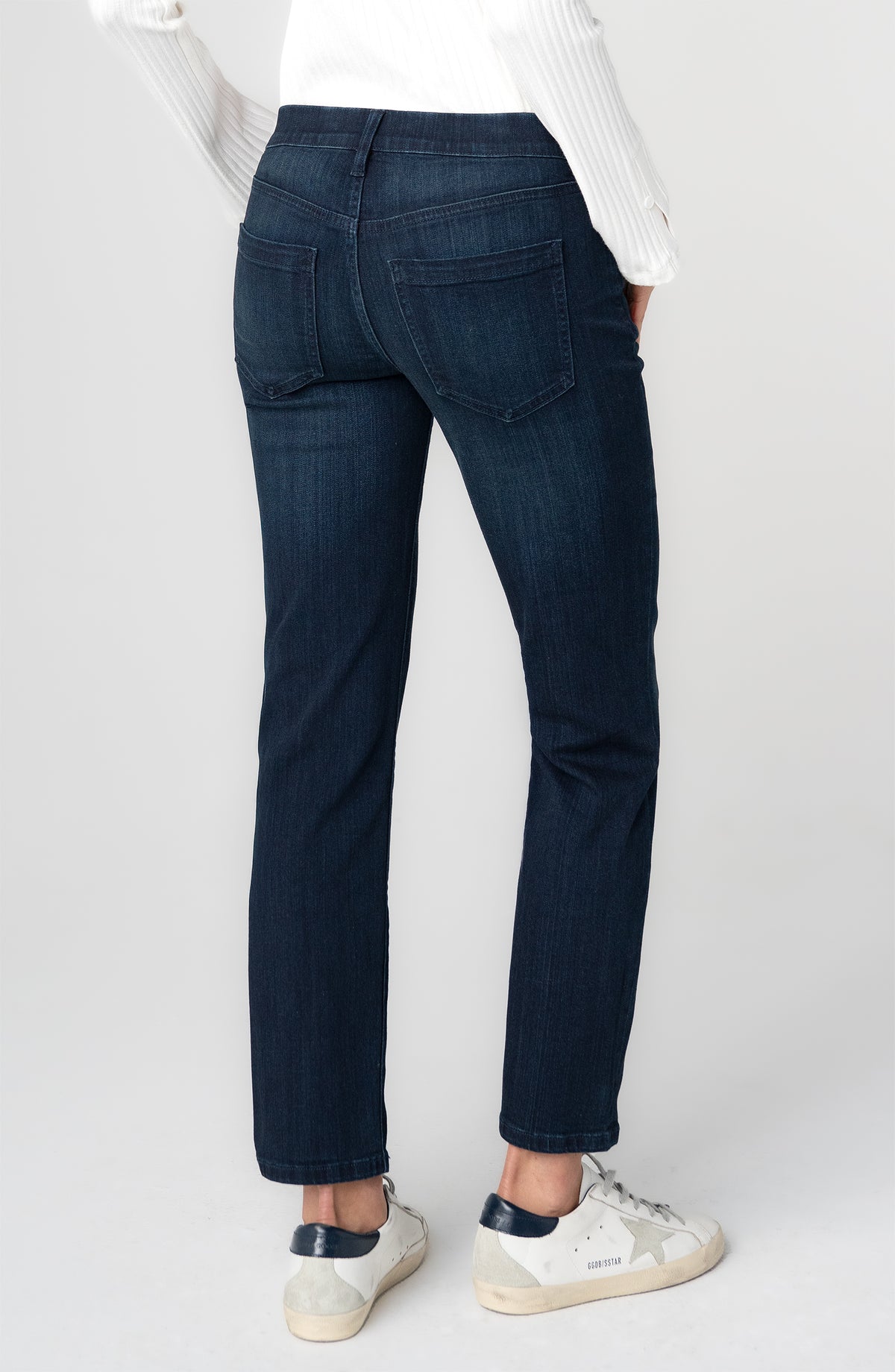 Rowan Low Rise Comfort Waist Slim 28" Inseam | Petunia Blue