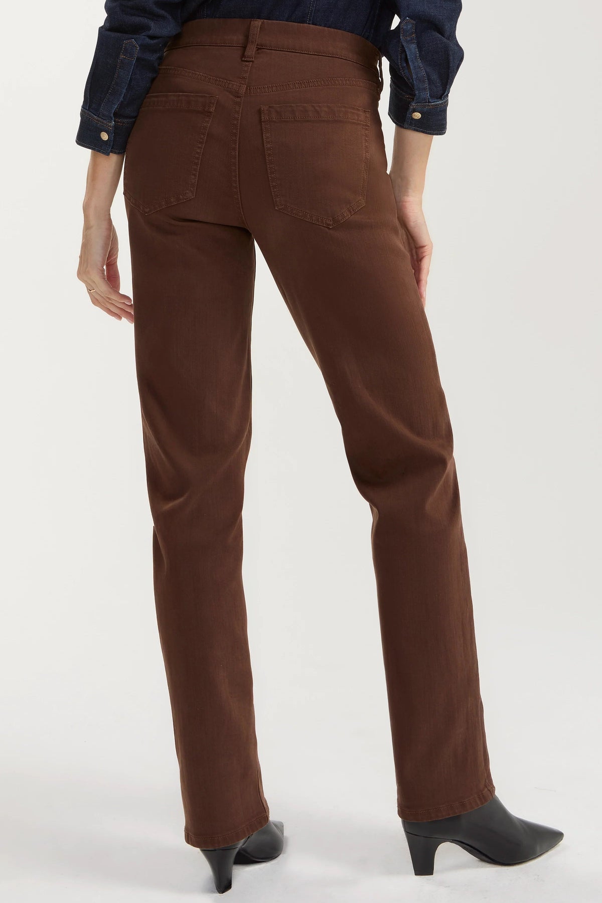 Kennedy Comfort Waist Straight Leg 30" Inseam | Carob Brown