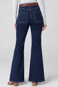 Hannah Flare with Vintage Patch Pockets | Collegiate Blue